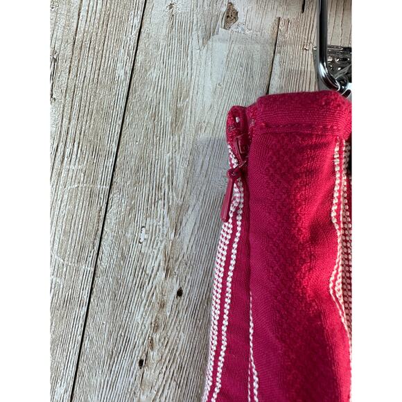 Talbots Skirt Womens 4P Hot Pink White Embroidery A Line Side Zip Casual Career - Picture 3 of 8